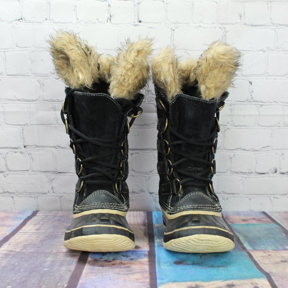 Sorel Joan of Arctic Black Waterproof Insulated Winter Boots Size US 6 - Picture 4 of 10
